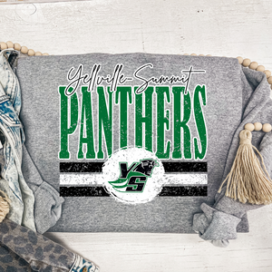 YELLVILLE PANTHRS NEW STRIPES SWEATSHIRT  {{PREORDER}}