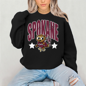 SPOKANE STARS SWEATSHIRT-BLACK