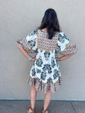 BOHO FLORAL DRESS