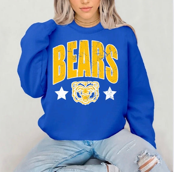 BEARS OVERSIZED STARS SWEATSHIRT {{PREORDER}}