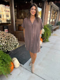 MOCHA & LEOPARD DRESS