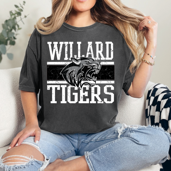 WILLARD TIGERS TRENDY BLOCK TEE {{PREORDER}}