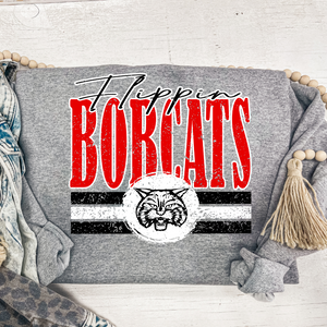 FLIPPIN BOBCATS NEW STRIPES SWEATSHIRT {{PREORDER}}