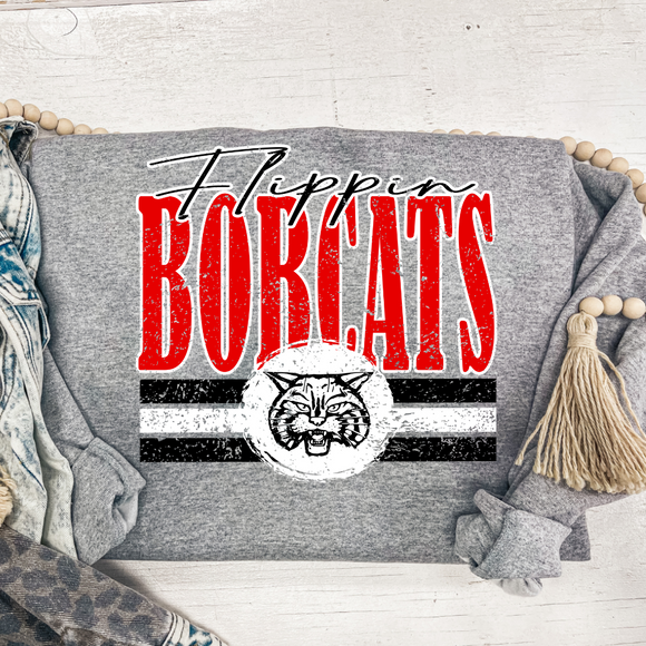 FLIPPIN BOBCATS NEW STRIPES SWEATSHIRT {{PREORDER}}