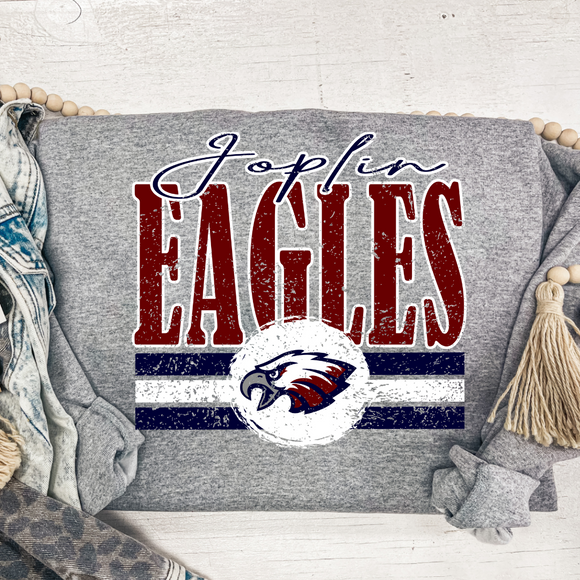JOPLIN EAGLES NEW STRIPES SWEATSHIRT {{PREORDER}}
