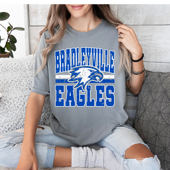BRADLEYVILLE EAGLES VARSITY BLOCK TEE {{PREORDER}}