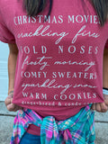CHRISTMAS LIST TEE (CRIMSON)