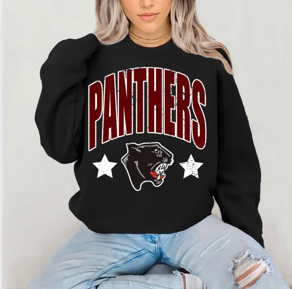 MOUNTAIN GROVE PANTHERS STARS SWEATSHIRT {{PREORDER}}