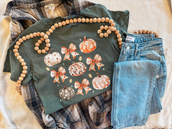 MOSS PUMPKINS TEE {{PREORDER}}