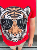 OZARK GAMEDAY TIGER TEE-RED