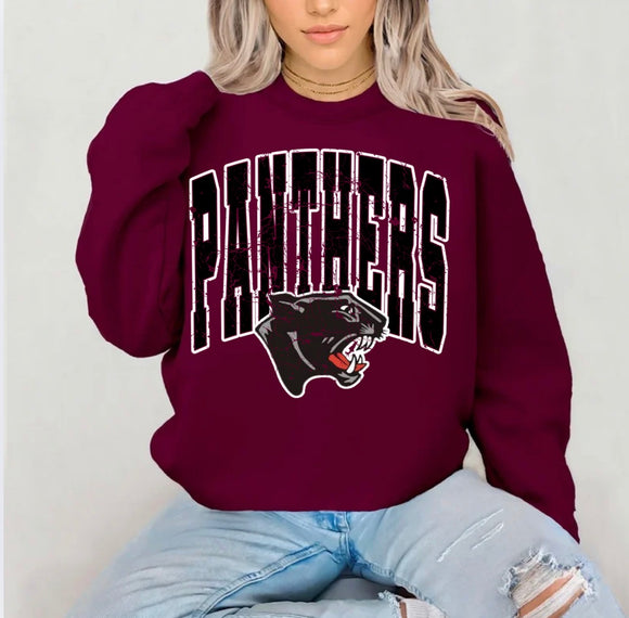 MOUNTAIN GROVE PANTHERS OVERSIZED FONT SWEATSHIRT {{PREORDER}}