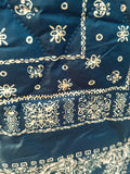 Dusty Blue Paisley Vest