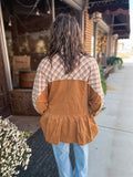 LATTE PLAID JACKET