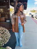 LATTE PLAID JACKET