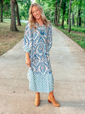 Tiered Floral Boho Dress