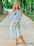 Tiered Floral Boho Dress