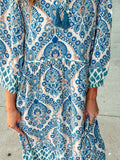 Tiered Floral Boho Dress
