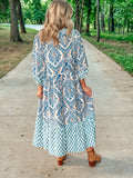 Tiered Floral Boho Dress