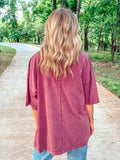 Eggplant Take Me Home Loose Fit Top