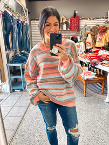 COLORFUL STRIPES SWEATER