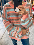 COLORFUL STRIPES SWEATER