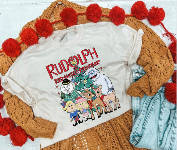 RUDOLPH THE RED NOSED REINDEER TEE {{ PREORDER }}