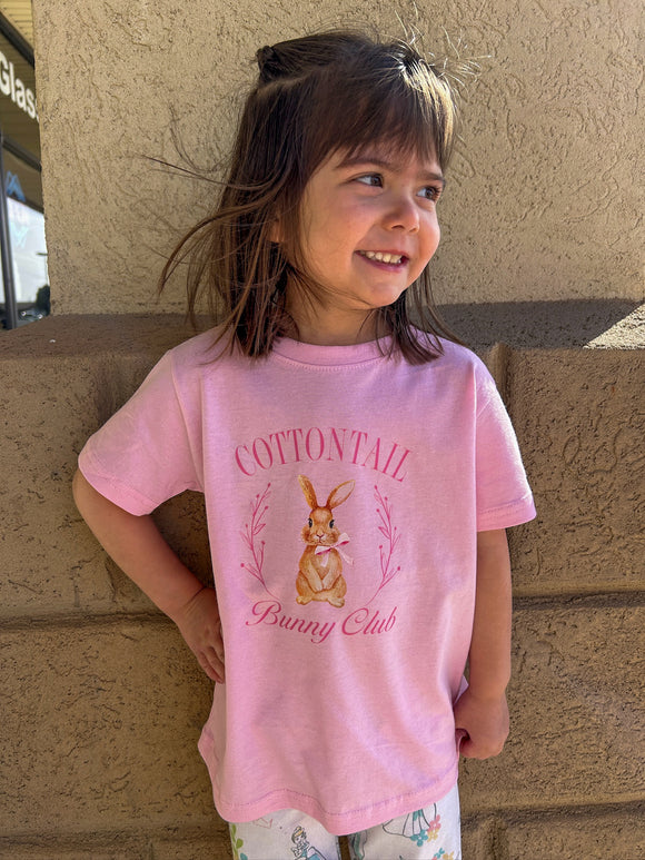 KIDS COTTONTAIL BUNNY CLUB TEE {{PREORDER}}