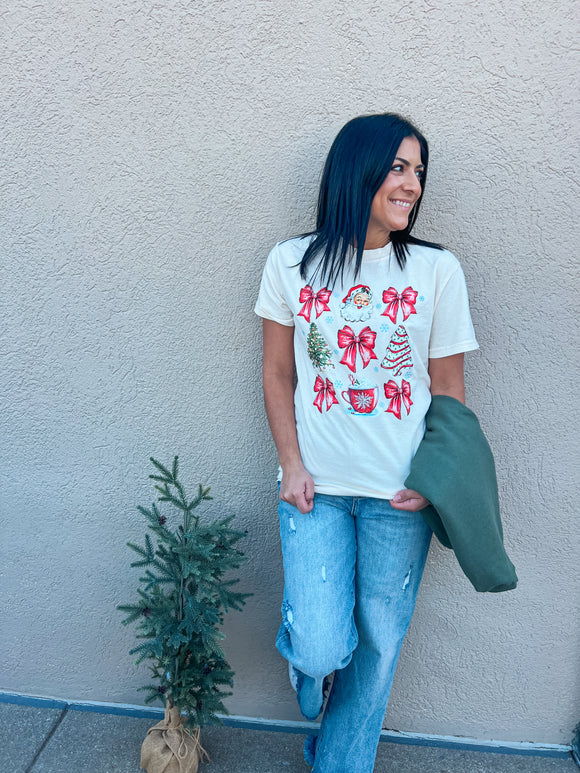 CHRISTMAS BOWS TEE {{PREORDER}}