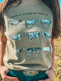HOME IS WHERE MY HERD IS TEE {{ PREORDER }}