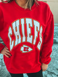 RED CHIEFS LARGE FONT SWEATSHIRT {{PREORDER}}