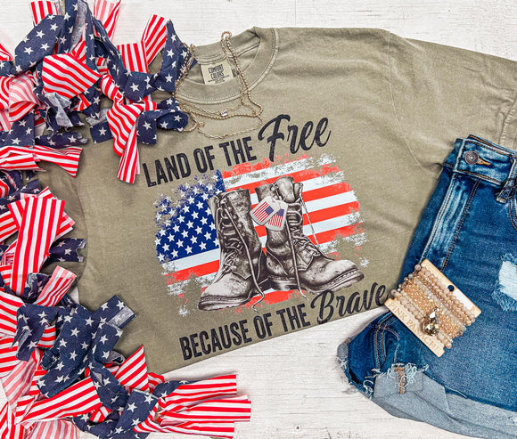 MEMORIAL DAY LAND OF THE FREE TEE {{ PREORDER }}