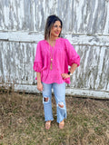 BUBBLE PINK SPRING TOP