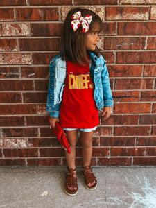 KIDS RED KC CHIEFS TEE {{PREORDER}}