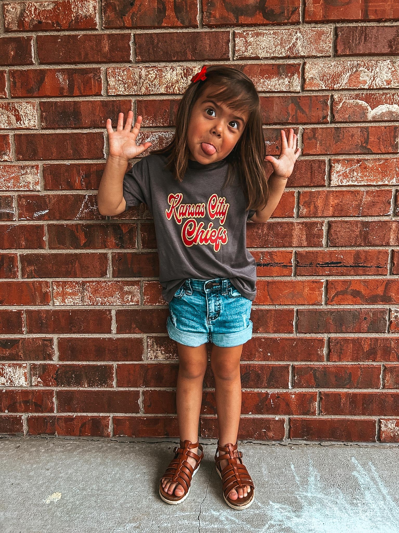 Kansas City Chiefs T-shirts Toddler & Youth Tees Girls 