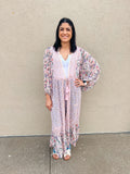 BLUSH FLORAL DUSTER