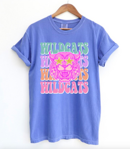 COLORFUL STACKED WILDCATS TEE {{PREORDER}}