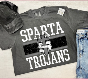 SPARTA TROJANS TRENDY BLOCK TEE {{PREORDER}}