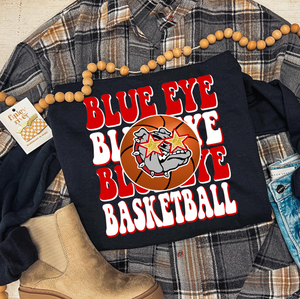 BLUE EYE BULLDOGS BASKETBALL STACKED SWEATSHIRT {{PREORDER}}