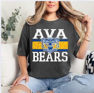 AVA BEARS TRENDY BLOCK TEE {{PREORDER}}