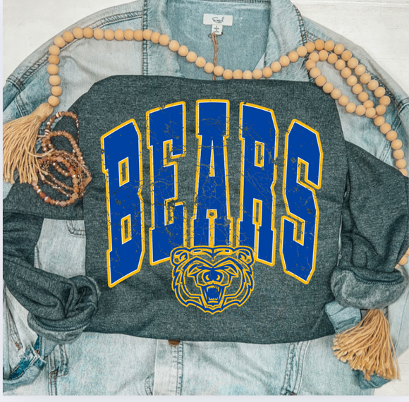 AVA BEARS OVERSIZED FONT SWEATSHIRT {{PREORDER}}