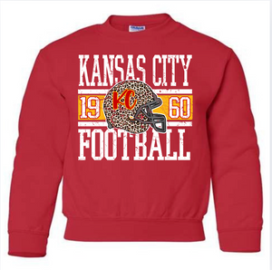 YOUTH KANSAS CITY FOOTBALL  SWEATSHIRT  {{PREORDER}}