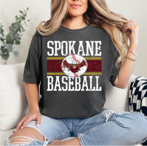 SPOKANE OWLS TRENDY BLOCK BASEBALL TEE {{PREORDER}}