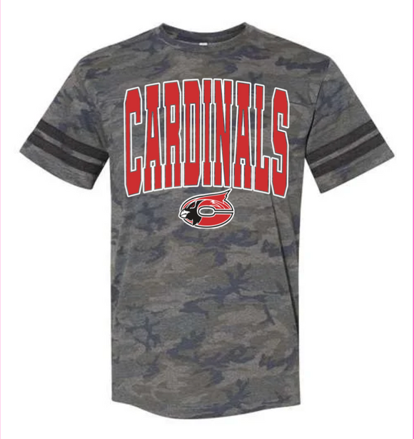 CAMO CARDINALS TEE {{PREORDER}}