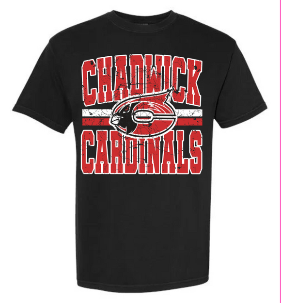 CHADWICK CARDINALS VARSITY BLOCK TEE {{PREORDER}}