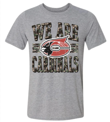 WE ARE CARDINALS CAMO TEE {{PREORDER}}