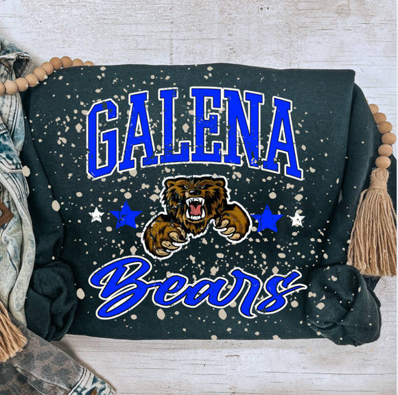 GALENA BEARS VINTAGE BLEACHED SWEATSHIRT {{PREORDER}}