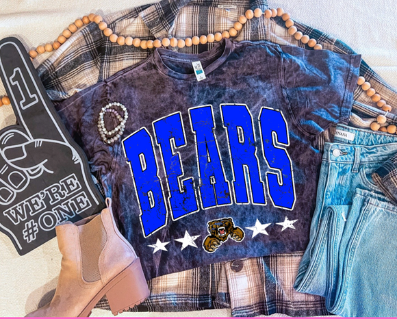 BEARS ACID WASH TEE {{PREORDER}}