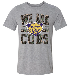 WE ARE CUBS CAMO TEE {{PREORDER}}