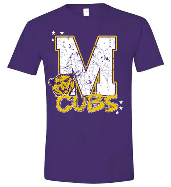MONETT CUBS SCRIPT TEE {{PREORDER}}