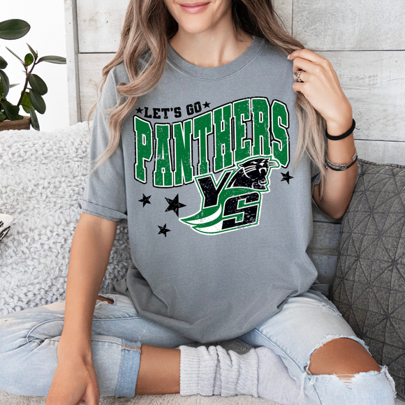 YELLVILLE PANTHERS LET'S GO TEE {{PREORDER}}